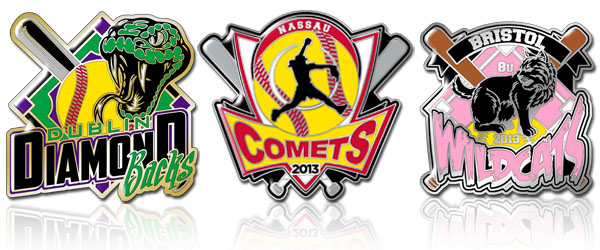 Custom Softball Trading Pins